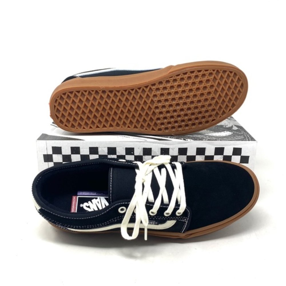 VANS Chukka Low Sidestripe Shoe Men's Suede Black Gum Skate Sneakers VN0A5KQZB9M - Picture 5 of 11